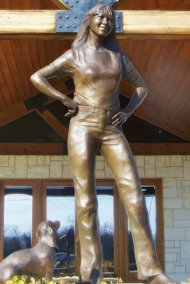 Danielle Smalley bronze statue